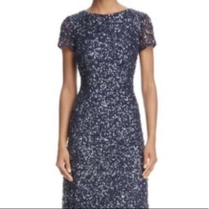 Gunmetal stunning all sequined gown!